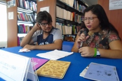 Presentación de la escritora Lauri García Dueñas en los Viernes Culturales de la Biblioteca